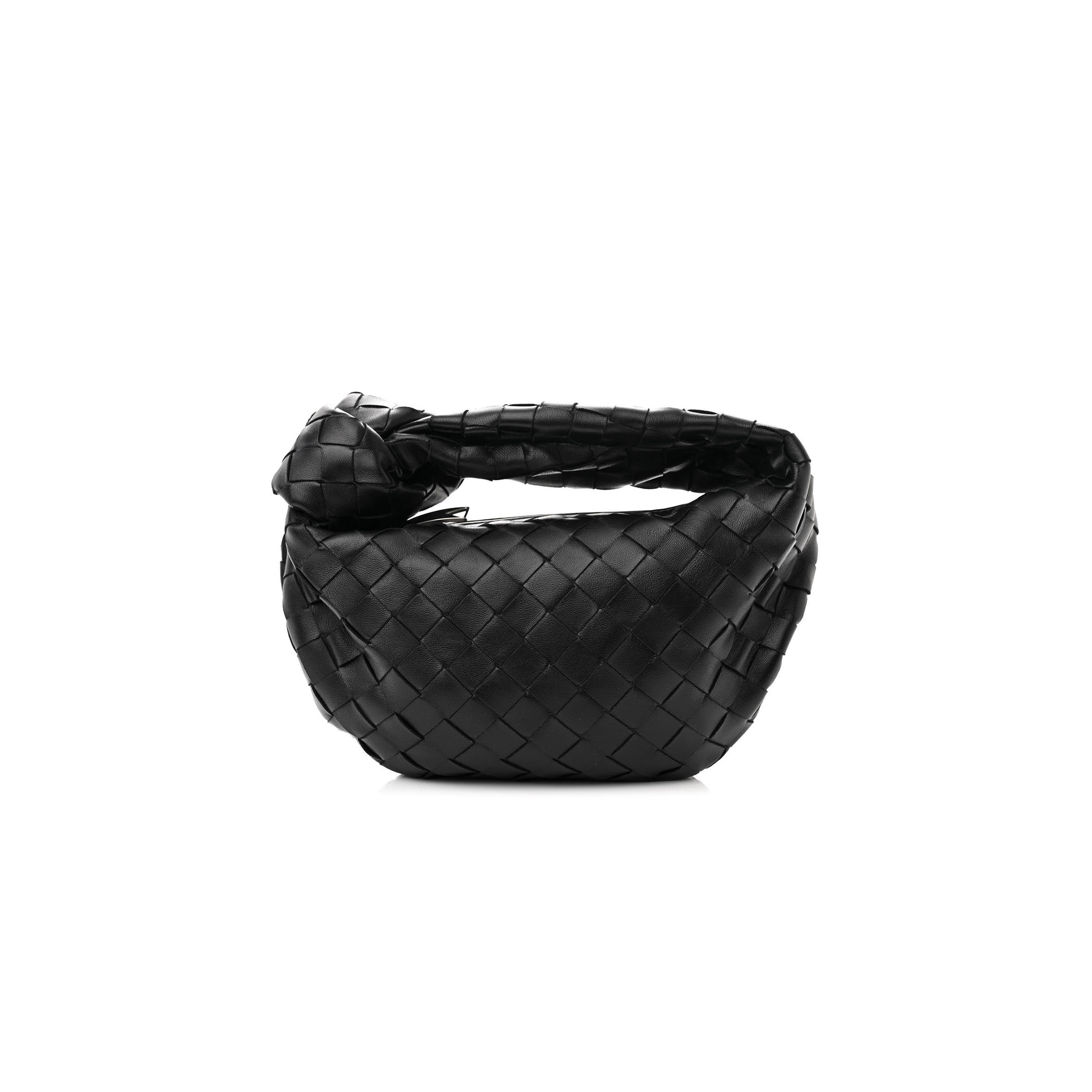 BOTTEGA VENETA NAPPA INTRECCIATO MINI JODIE BLACK (21*14*3cm) BOTTEGA VENETA NAPPA INTRECCIATO MINI JODIE BLACK (21*14*3cm)